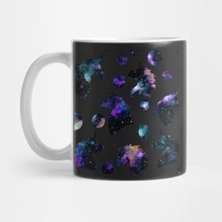 Space Unicorn and Dots Mug